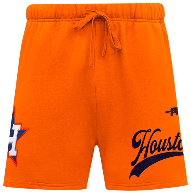 Pro Standard Astros Living Large Fleece Shorts - Men's | Foot Locker