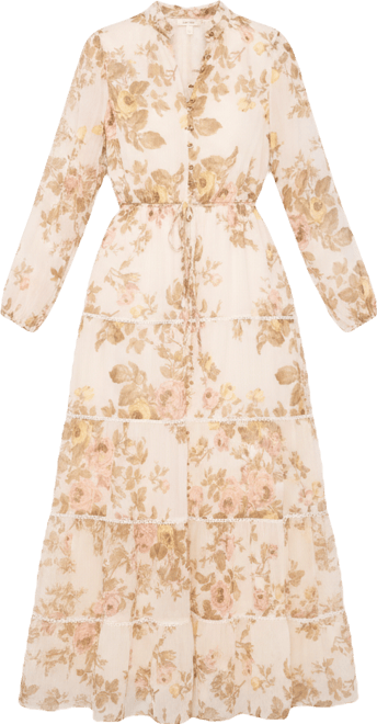 Women's Long-Sleeve Maxi Dress