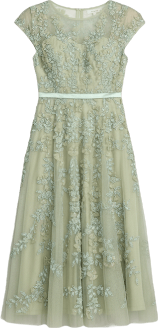 embroidered dressing gowns Glass Petal Embroidered Blush Tulle Ballet Dress main image 1