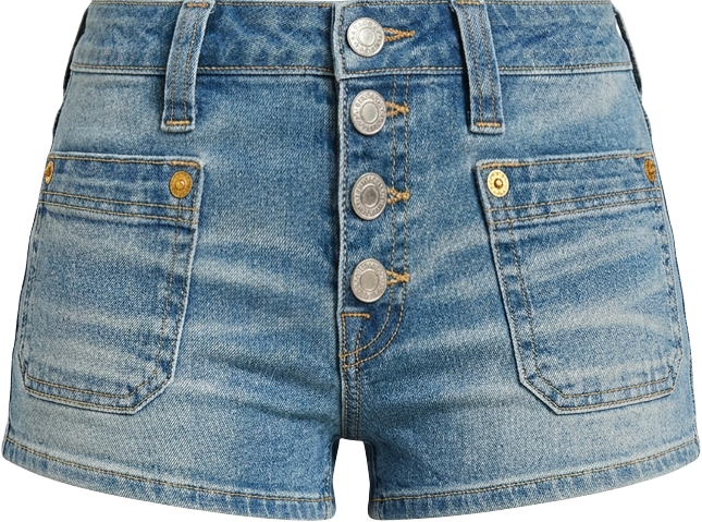 True Religion Front Patch Pocket Denim Shorts | Dillard's