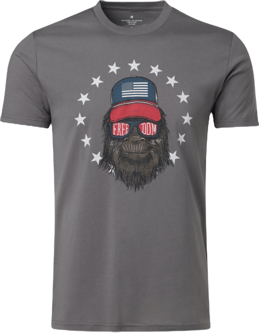 Academy Sports + Outdoors Men's Americana Freedom Bigfoot T-shirt