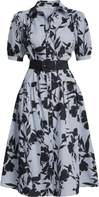 DKNY Women's Short-Sleeve Drop Waist Belted Maxi Shirt Dress - Macy's