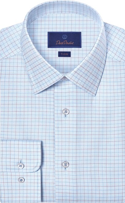 slim fit dress slacks Criss Cross Reworked Performance Dress Shirt | WRK