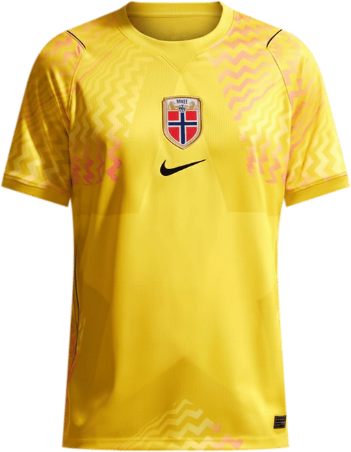 Norway 2026 Stadium Goalkeeper Men's Nike Dri-FIT Football Replica Short-Sleeve Shirt