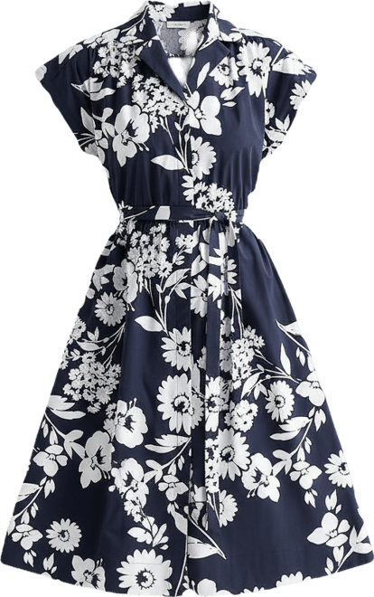 fit and flare floral dress Green Floral Fit And Flare Dress Mini main image 1