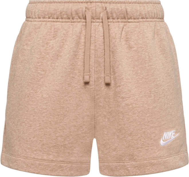 Nike Sportswear Club Fleece Shorts de tiro medio para mujer