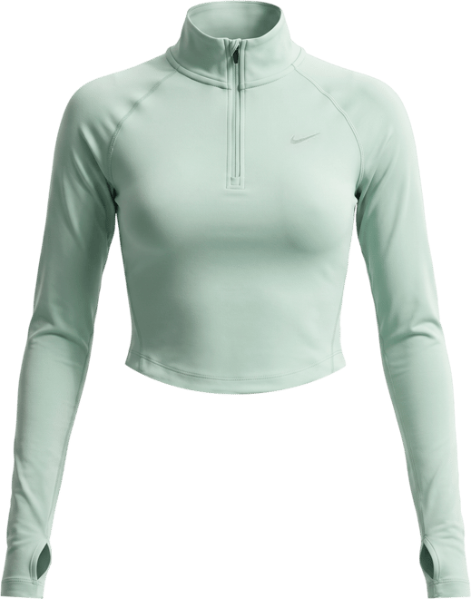 Nike Tempo Playera de correr Dri-FIT Fitted de medio cierre para mujer