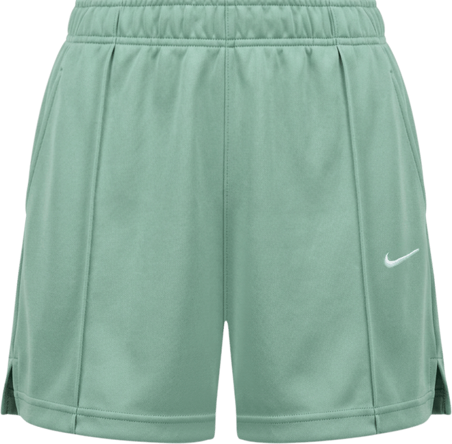 Nike Sportswear Shorts de entrenamiento de tejido Knit de poliéster de tiro medio para mujer