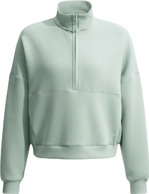 Nike 24.7 ImpossiblySoft Playera Dri-FIT oversized de medio cierre para mujer