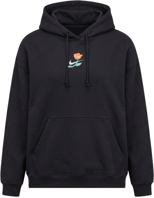 Nike Phoenix Fleece Sudadera con gorro sin cierre de básquetbol oversized para mujer