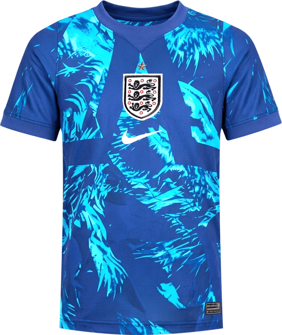 England 2026 Stadium Goalkeeper Big Kids' Nike Dri-FIT Soccer Replica Short-Sleeve Jersey