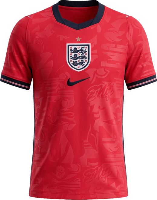 England 2026 Auswärts Replika-Fußballtrikot mit Nike Dri-FIT-Technologie (ältere Kinder)