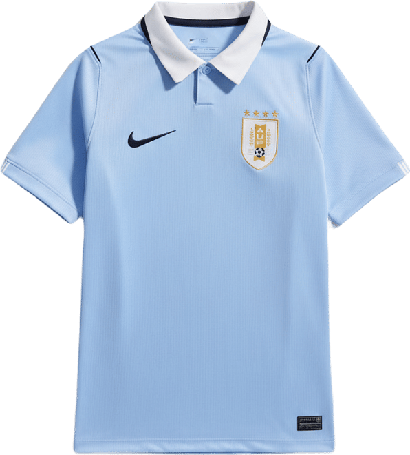 Uruguay local 2026 Stadium Jersey de fútbol Nike Dri-FIT Replica para niños talla grande