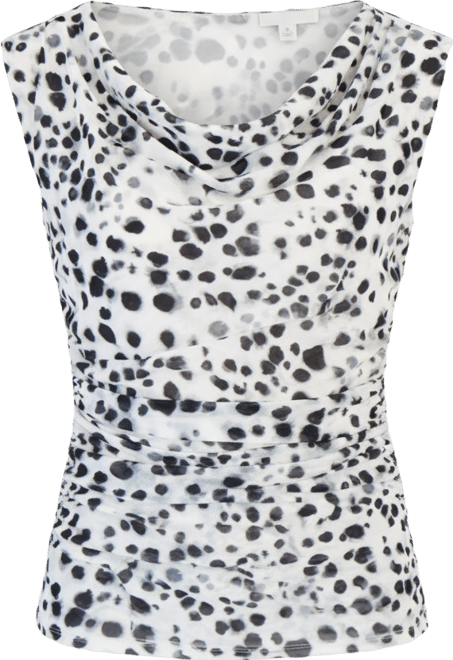 Women's Printed Mesh Sleeveless Top, Macy's Exclusive