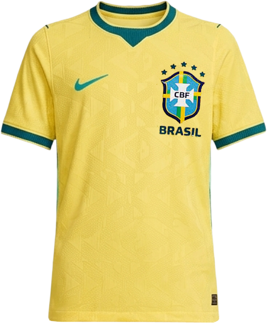 Brazil 2026 Match Home Older Kids' Nike Aero-FIT Football Authentic Jersey