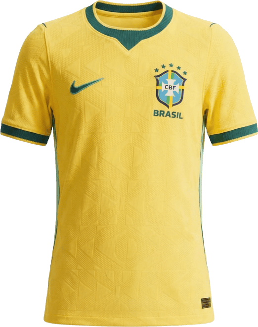 Brazil 2026 Match Home Older Kids' Nike Aero-FIT Football Authentic Jersey