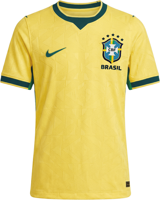 Brasil local 2026 Match Jersey de futbol Nike Aero-FIT Authentic para niños talla grande