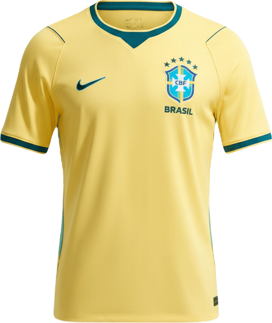 Brazil 2026 Stadium Home Men's Nike Dri-FIT Soccer Replica Jersey