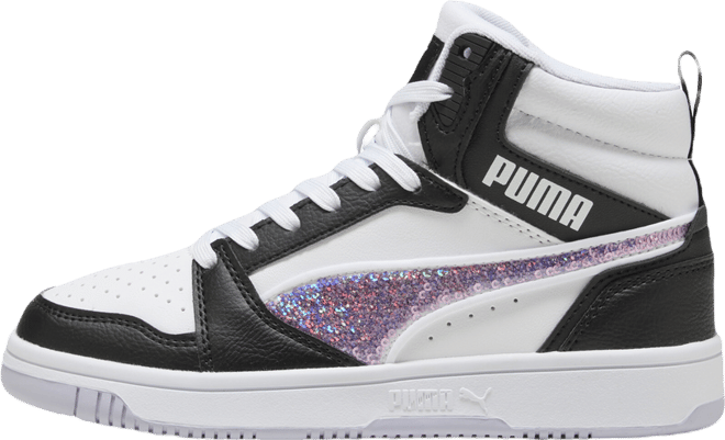 Rebound V6 Sequins Big Kids' Mid-Top Easy On Sneakers | PUMA