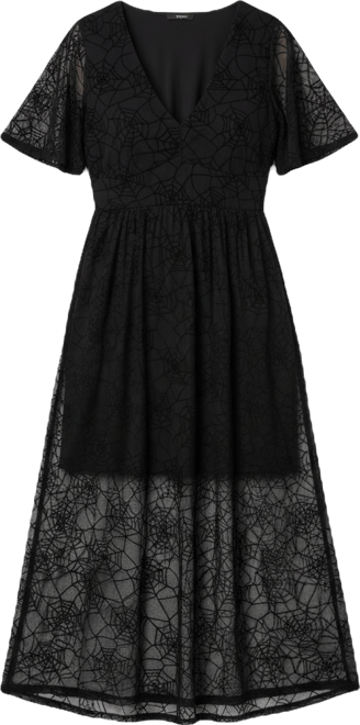 red open back lace prom dress A-Line V Neck Open Back Red Lace Long Prom Dress, Evening Dress GRD013 –  SELINADRESS main image 1