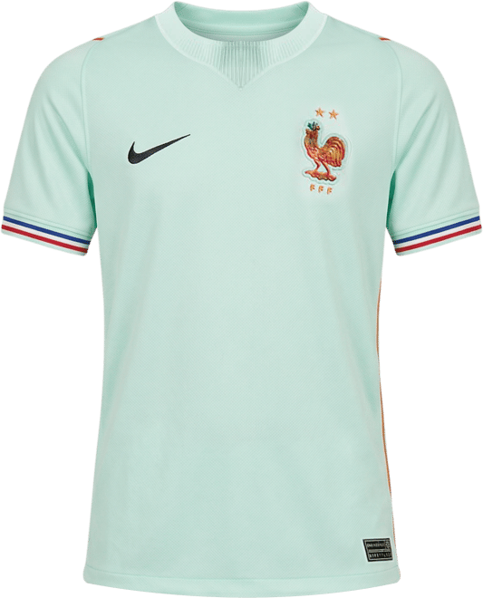 Francia visitante 2026 Stadium Jersey de fútbol Nike Dri-FIT Replica para niños talla grande
