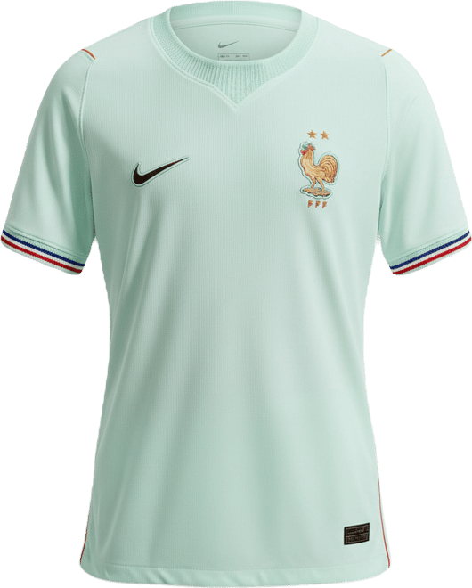 Francia visitante 2026 Stadium Jersey de fútbol Nike Dri-FIT Replica para niños talla grande