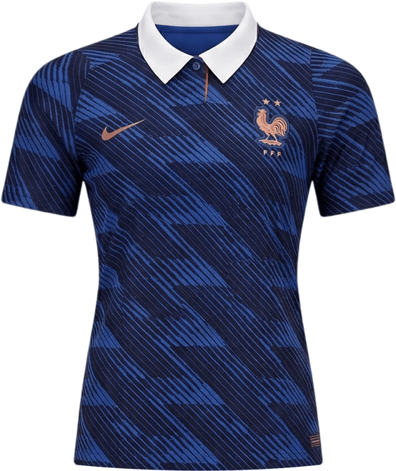 FFF 2026 Match Home Women's Nike Aero-FIT Soccer Authentic Jersey