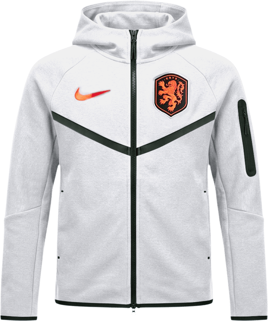 Netherlands Tech Fleece Older Kids' (Boys') Nike Football Full-Zip Hoodie