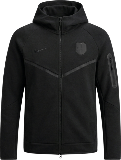 Norwegen Tech Fleece Windrunner Nike Football Hoodie mit durchgehendem Reißverschluss (Herren)