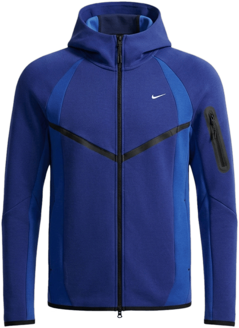Nike Tech Windrunner-Fleecejacke mit durchgehendem Reißverschluss und Color-Block-Design (Herren)