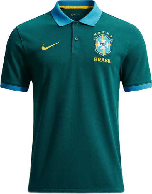Brazil The Nike 有領衫 男款 Nike Dri-FIT 足球有領衫