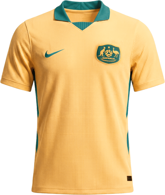 ชุดเหย้าเกรดนักเตะทีมชาติออสเตรเลีย 2026 เสื้อแข่งฟุตบอล Authentic ผู้ชาย Nike Aero-FIT