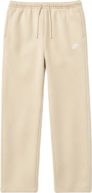 Nike Club Calças de lã cardada com bainha aberta para homem