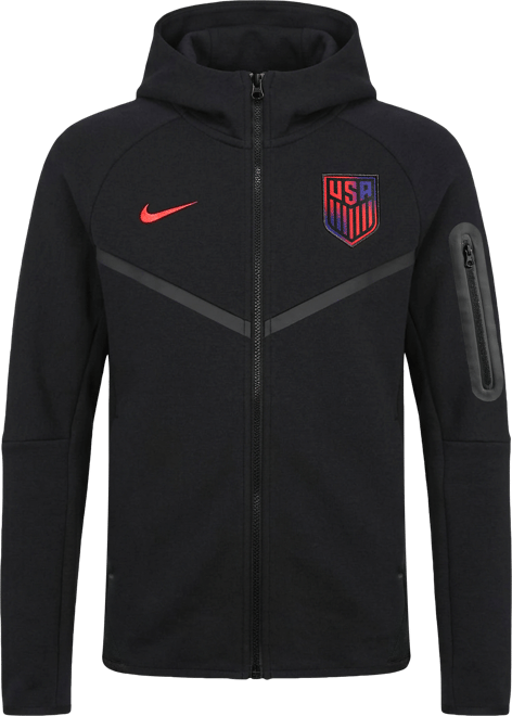 USMNT Tech Fleece Big Kids' (Boys') Nike Soccer Full-Zip Hoodie