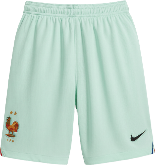 Francia visitante 2026 Stadium Shorts de fútbol Nike Dri-FIT Replica para niños talla grande