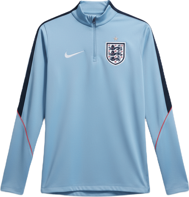 Inglaterra Strike Playera de entrenamiento de fútbol Nike Dri-FIT para niños talla grande