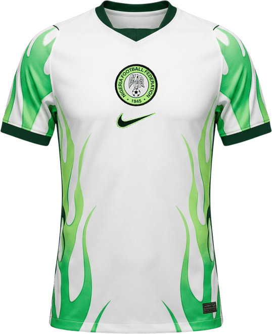 Nigeria visitante 2026 Stadium Jersey de fútbol Nike Dri-FIT Replica para niños talla grande