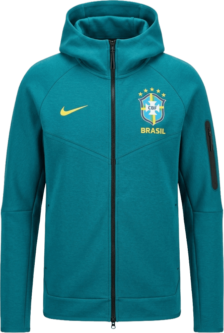 Brazil Tech Fleece Windrunner Men's Nike Soccer Full-Zip Hoodie