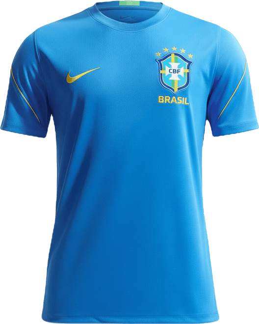 Brazil Strike Men's Nike Soccer Dri-FIT Short-Sleeve Top