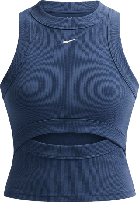 Nike Sportswear Chill Knit Canotta aderente a costine – Donna