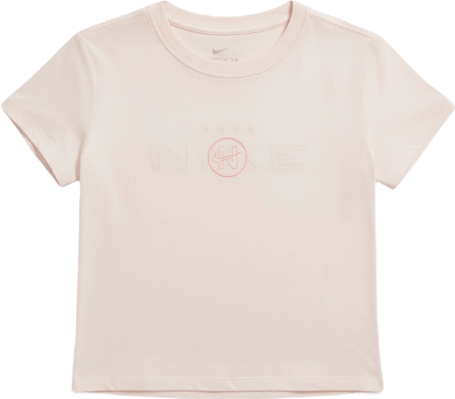 나이키 스포츠웨어 칠 니트 여성 모드 크롭 티셔츠