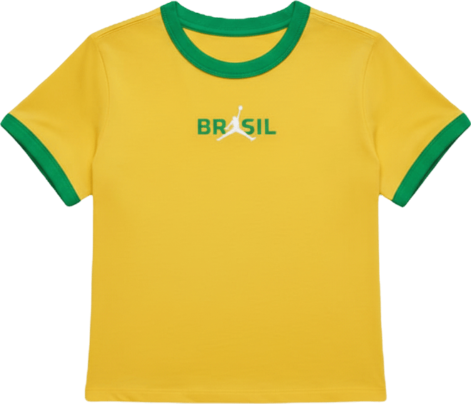 Jordan Women's Graphic Brazil Crew-Neck Top