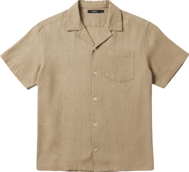 VRST Men's Chambray Resort Shirt