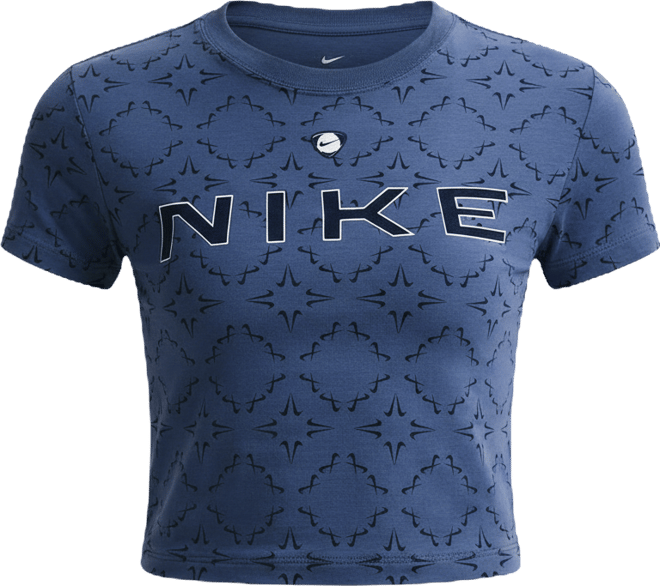 나이키 스포츠웨어 칠 니트 여성 슬림 크롭 티셔츠