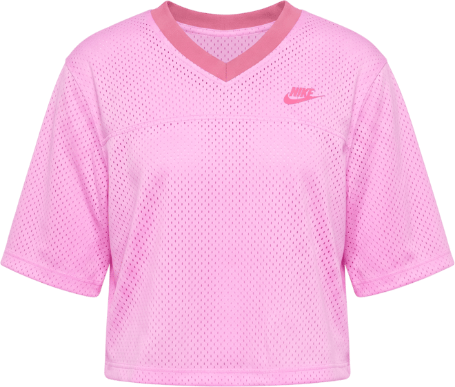 Nike Sportswear 女款寬版 Heritage 短版網布球衣