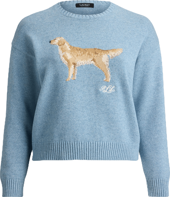 なっとうごはん様　　cs1 Ralph Lauren PVCレザー×牛革 Lauren Ralph Lauren Plus Size Intarsia-Knit Golden Retriever