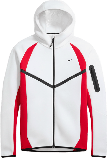 Nike Tech Windrunner fleecejack met kleurblokken en rits over de hele lengte voor heren