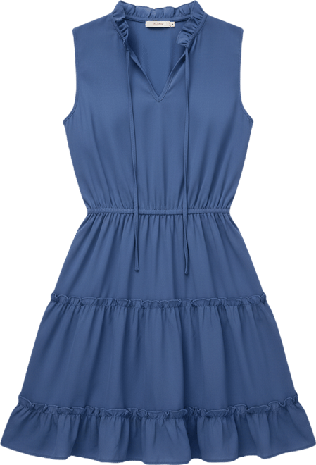 Cupshe Women's Ruffled High-neck Sleeveless Mini Dress