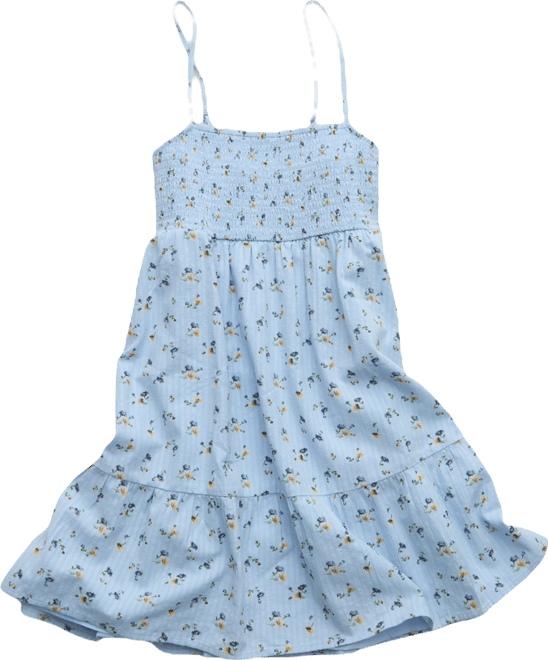 denim puff sleeve mini dress Just For Me Denim Puff Sleeve Babydoll Mini Dress