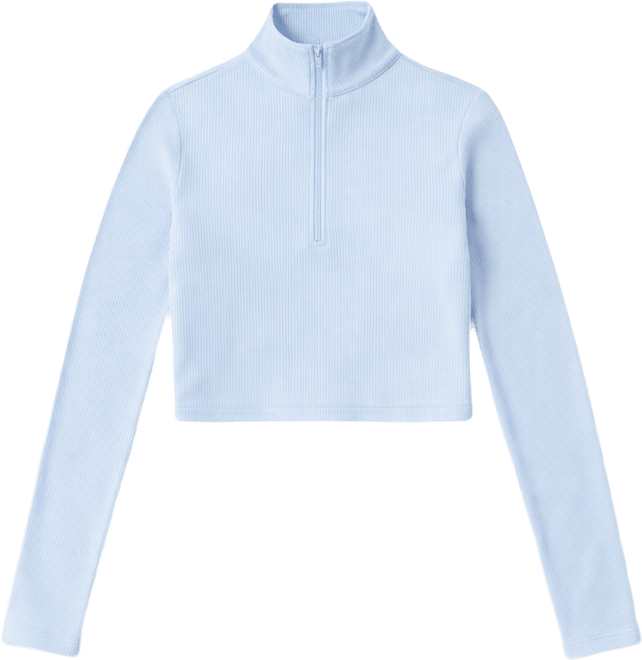 Nike Sportswear Chill Knit Women's Tight Quarter-Zip Long-Sleeve Ribbed Top (Plus Size)